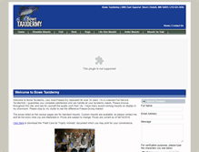 Tablet Screenshot of bowetaxidermy.com